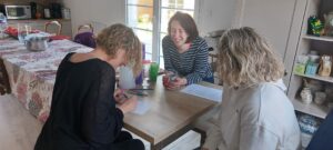 atelier animé par Nathalie Bouvier à Brocéliande