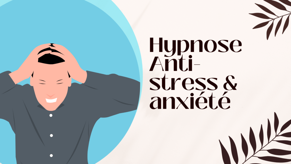 Séance audio hypnose anti stress et anxiété : image représentant un homme qui se tient la tête